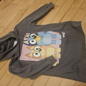Zara Tunic Hoodie with Bluey and Bingo